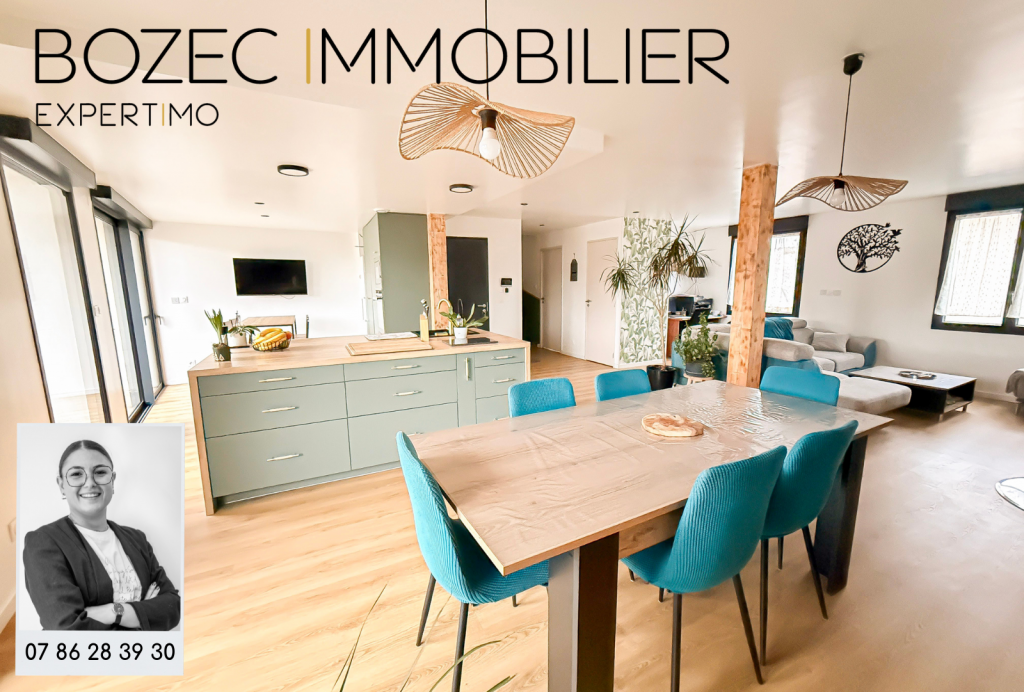 Maison de bourg de 150m2 avec 5 chambres sur 4 niveaux.